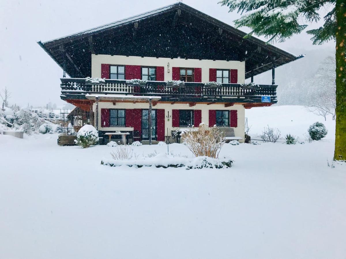 Ferienwohnung Draexl Garten Und Bergblick Nußdorf am Inn Exterior foto